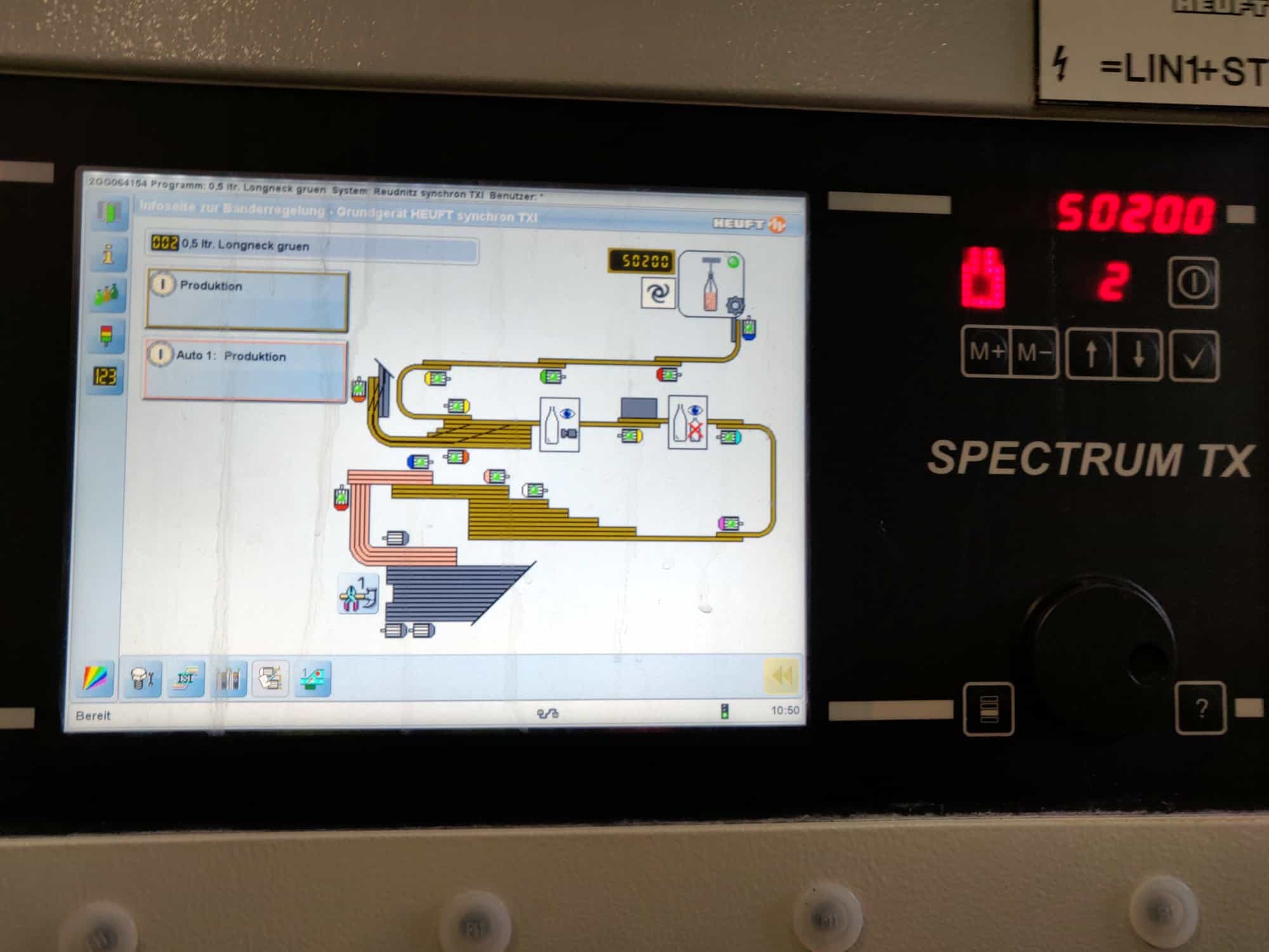 Unità di controllo of Heuft InLine IR